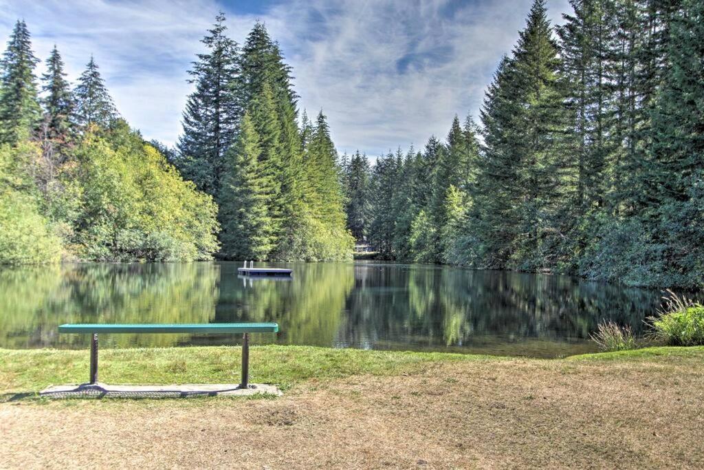 New Modern Cabin! 5Mi To Mt Rainier National Park! Hot Tub & Wifi Ashford Luaran gambar